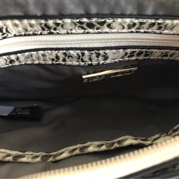 Alfani Mini Toggle Crossbody, Linen-snake, NWT - Picture 7 of 10